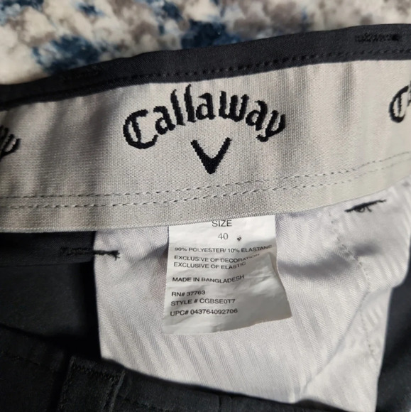 Callaway‎ Men’s Size 40 Pro Spin Golf Shorts - Picture 2 of 3